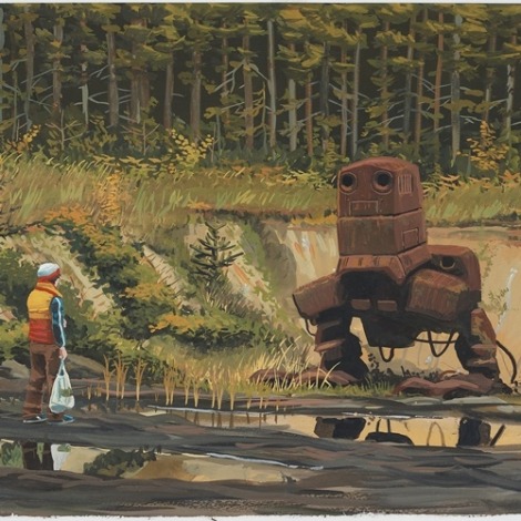 Stugan 创始人将拍卖 Simon Stålenhag 的森林铁画，以支持游戏加速器